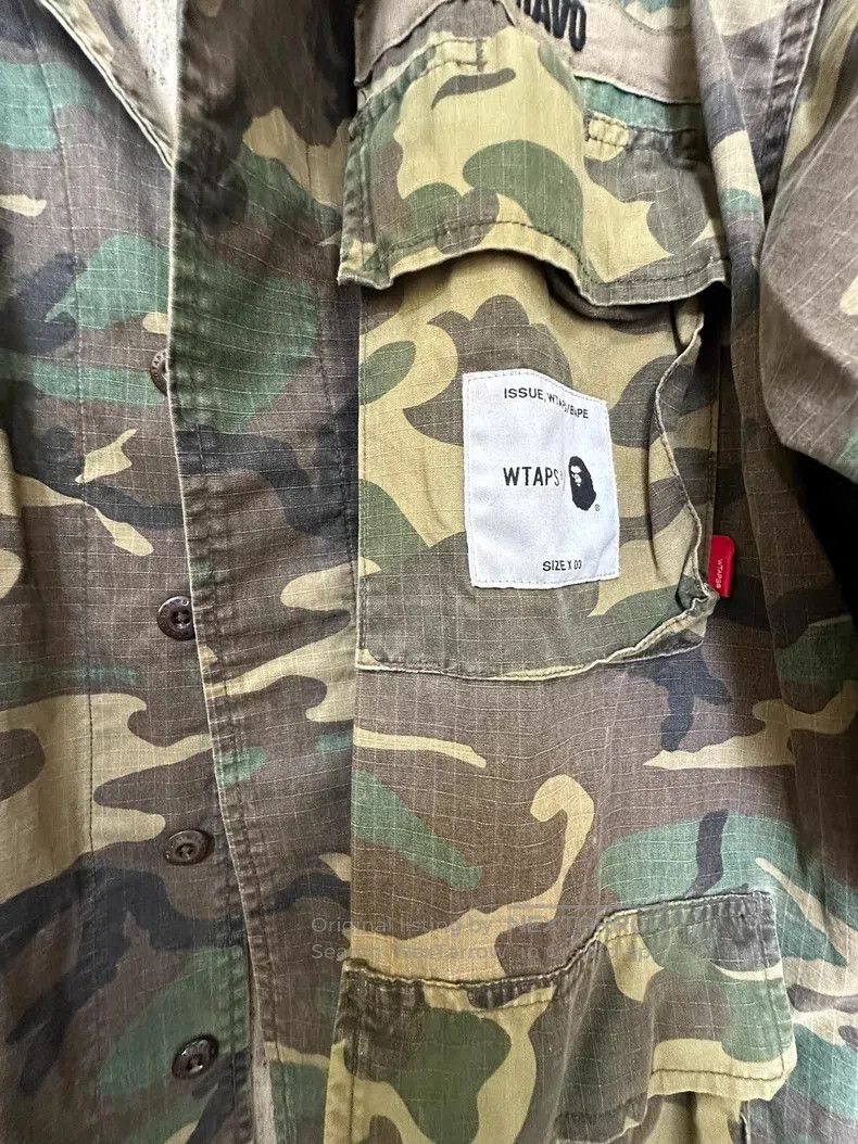 Wtaps Wtaps Co-branded Washed Camouflage Four-Pocket Jacket Size US L / EU 52-54 / 3 - 6 Thumbnail