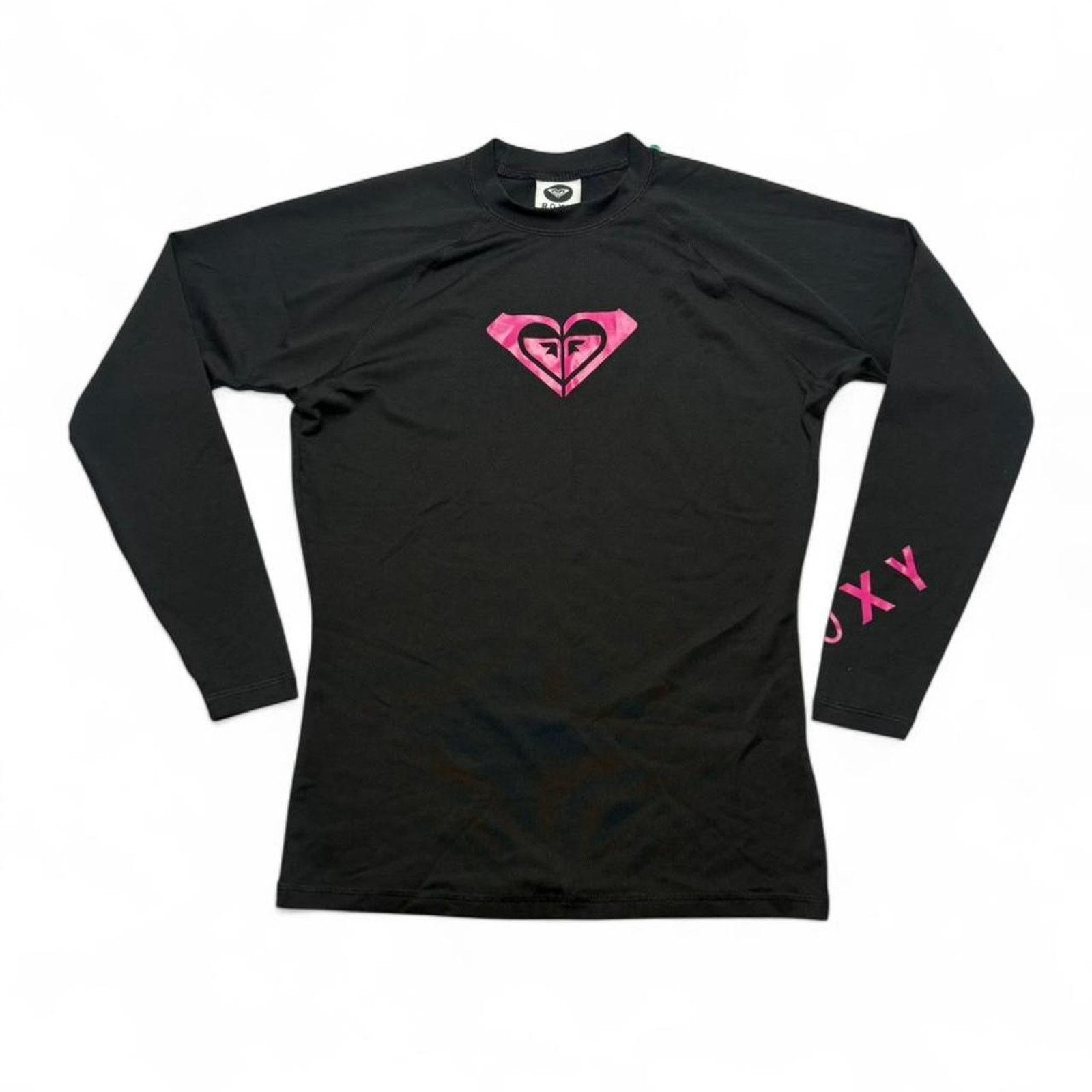 Other Roxy Pink + Black 2000s Beach Y2K Long Sleeve Top Size Small Size S / US 4 / IT 40 - 5 Thumbnail