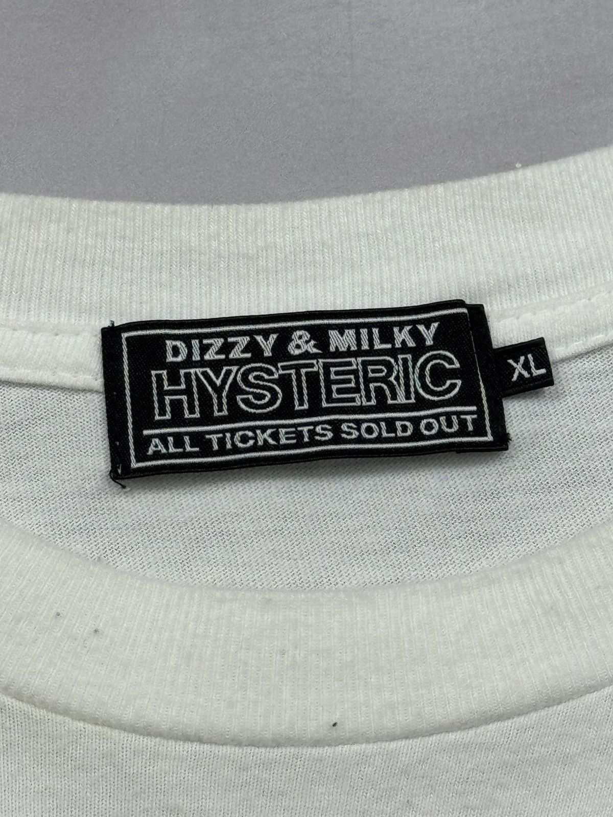 Hysteric Glamour Hysteric Glamour DJ Girl L/S Tee(White/XL) Size US XL / EU 56 / 4 - 6 Thumbnail