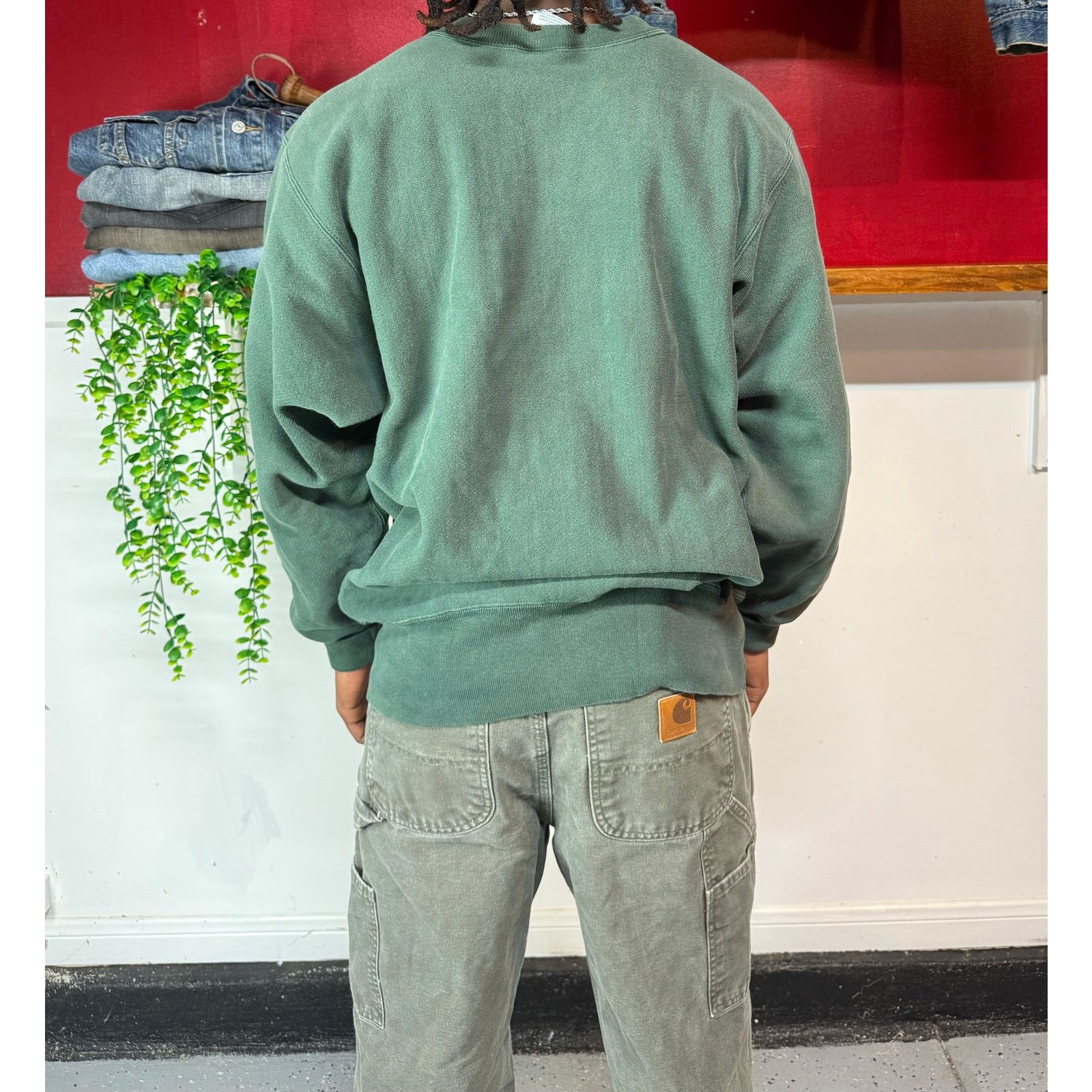 Champion Forest green 90s Champion reverse weave Size US XL / EU 56 / 4 - 2 Thumbnail