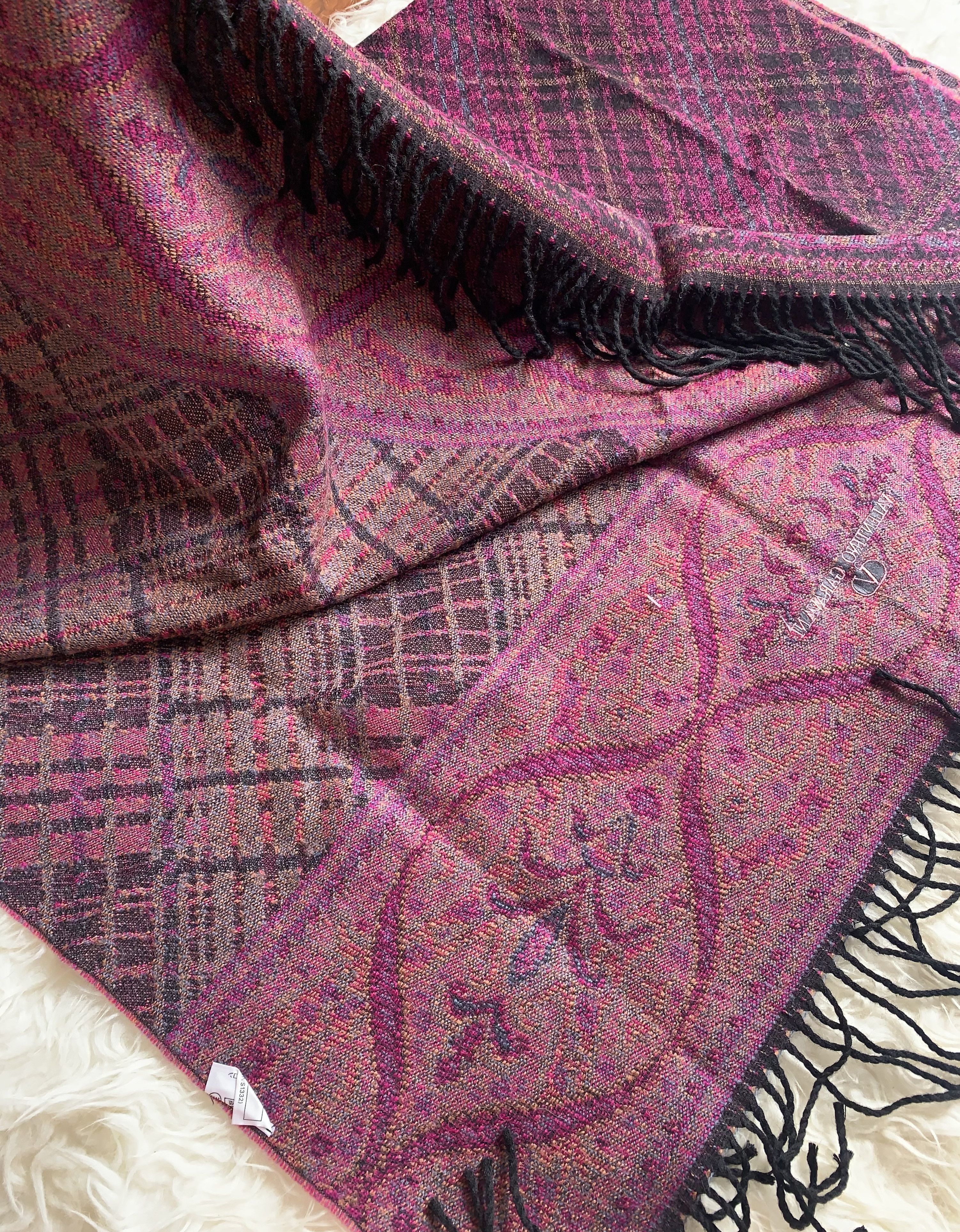 Valentino Valentino Garavani Multicolor Muffler Scarf Size ONE SIZE - 5 Thumbnail