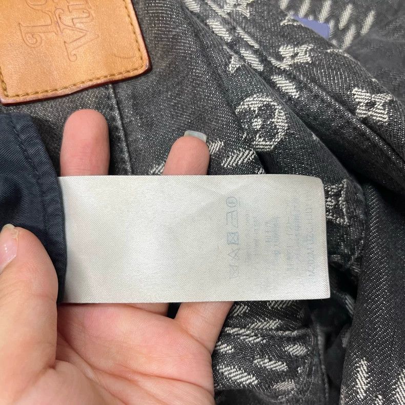 Louis Vuitton Louis Vuitton Black co-branded checkerboard casual straigh Size US 31 - 6 Thumbnail
