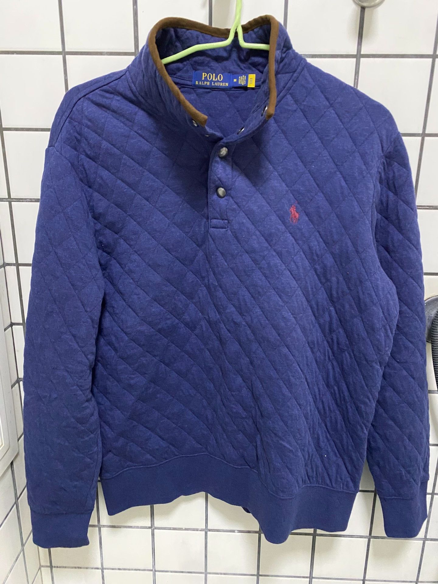 Polo Ralph Lauren Polo Ralph Lauren Quilted Double-Knit Sweater Size US M / EU 48-50 / 2 - 1 Thumbnail