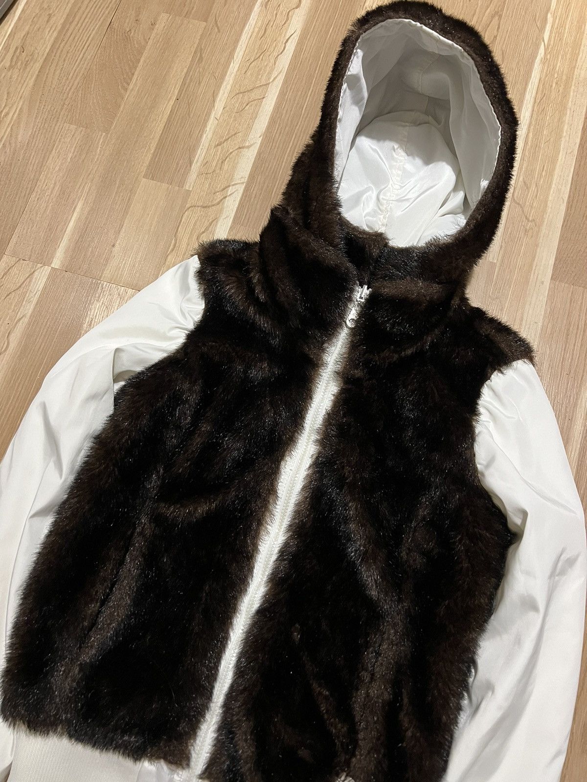 Vintage Vintage archive faux fur jacket avant garde opium y2k style Size M / US 6-8 / IT 42-44 - 3 Thumbnail