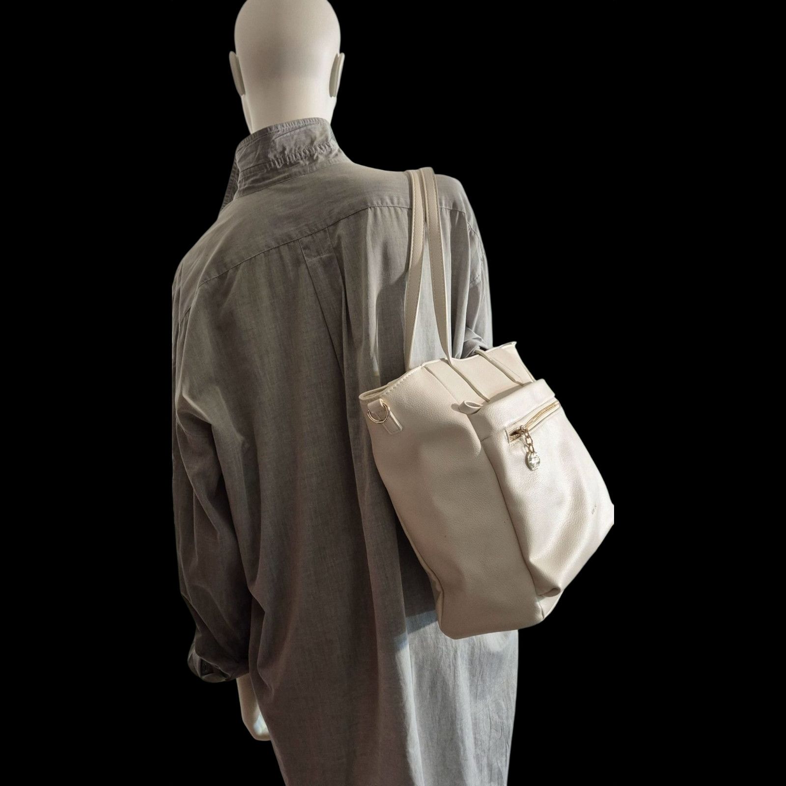 Other Miriade White Shoulder Bag – Elegant City Tote – NWT Size ONE SIZE - 2 Thumbnail