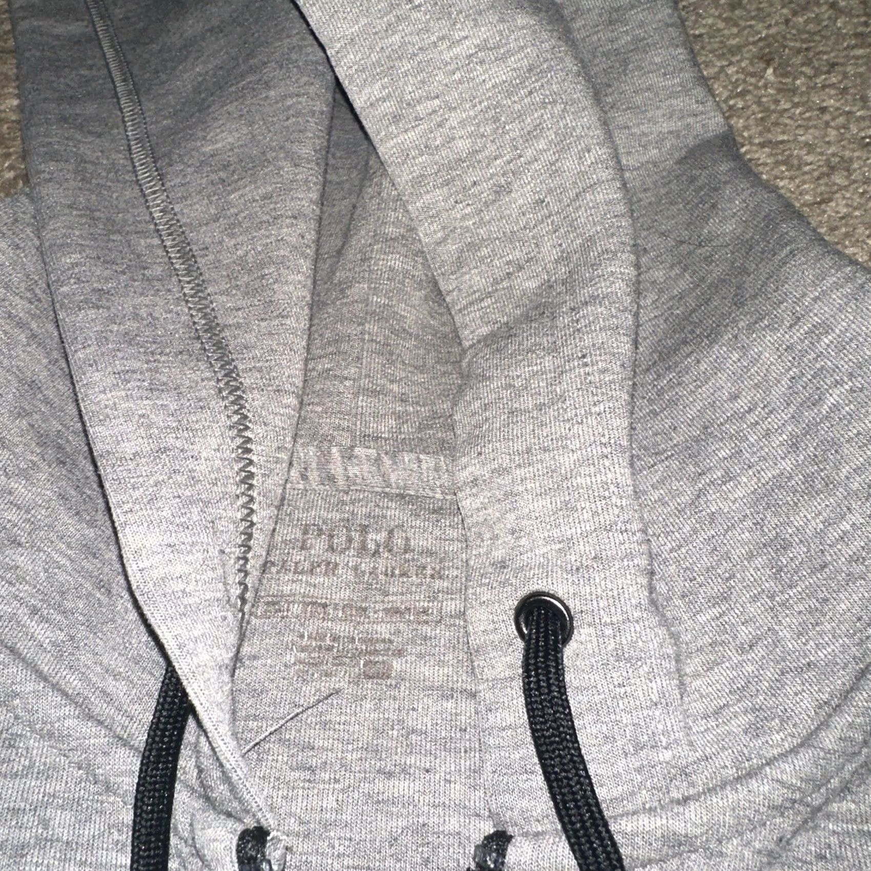 Polo Ralph Lauren Polo Ralph Lauren Hoodie Mens 2XL Full Zip Gray Embroidered Logo Pony Hooded Pockets Size US XXL / EU 58 / 5 - 4 Thumbnail