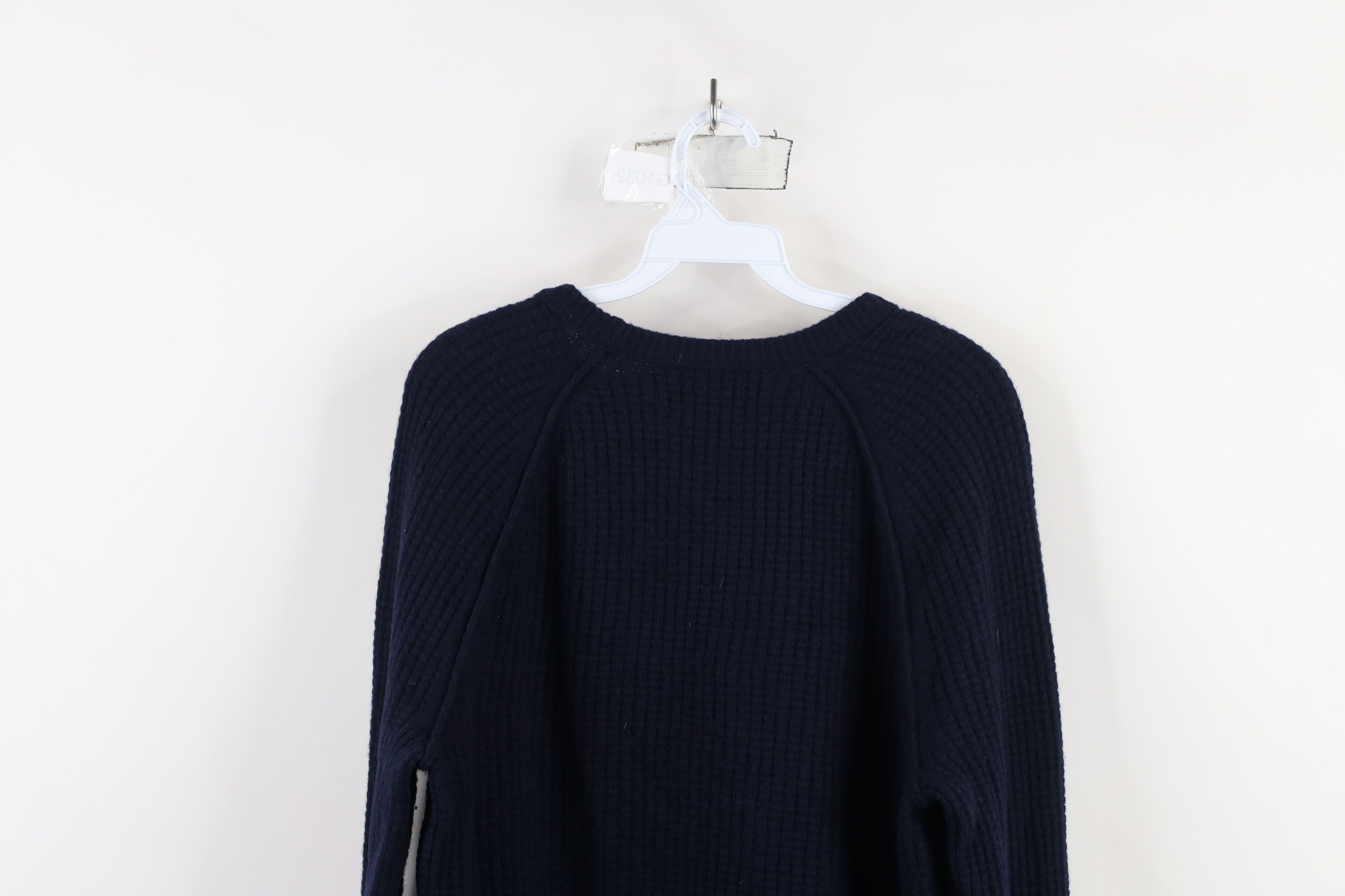 Banana Republic × Vintage Banana Republic Wool Italian Yarn Knit Thermal Sweater Blue Size US M / EU 48-50 / 2 - 8 Thumbnail