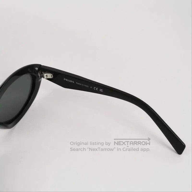 Prada Prada Black Full Frame Logo Sunglasses. Size ONE SIZE - 6 Thumbnail
