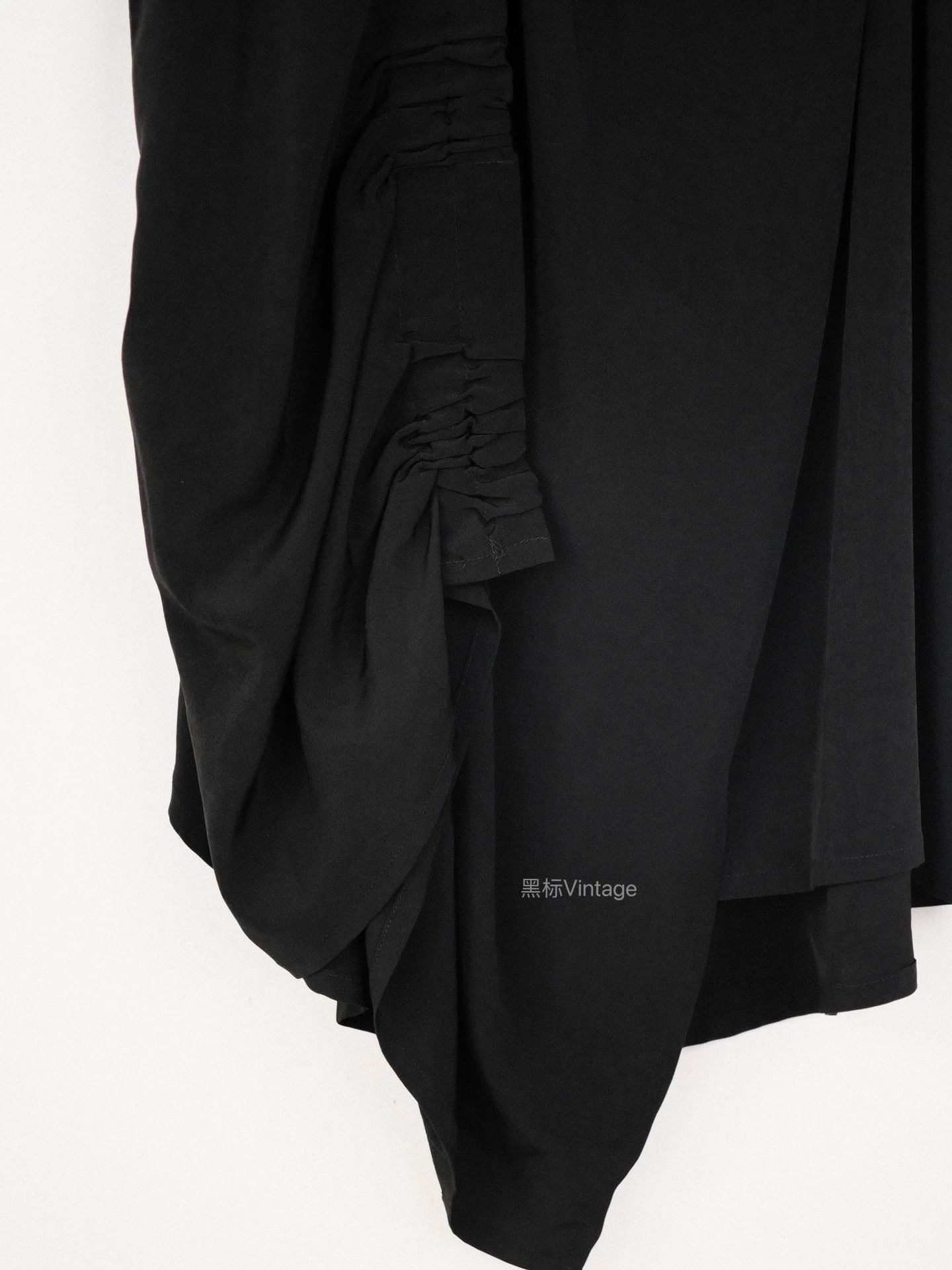 Yohji Yamamoto Yohji 21ss Vntg Twisted-Pleated Triacetate Wrap Dress Size 26" / US 2 / IT 38 - 3 Thumbnail