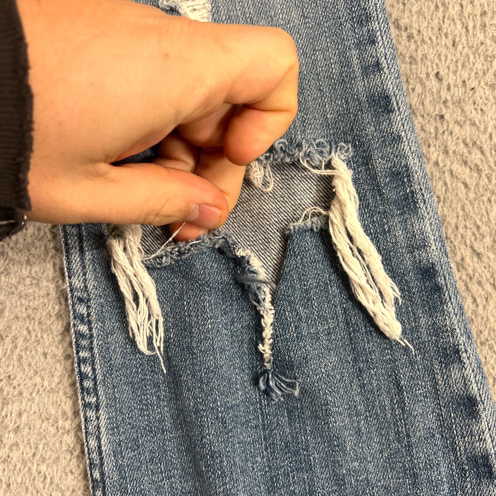 Free People Free People Jeans Womens 26 Blue Flare Mid Rise Denim Boho Stretch Regular Inseam 31 Modern Vintage: No Womens Size 26" / US 2 / IT 38 - 3 Thumbnail