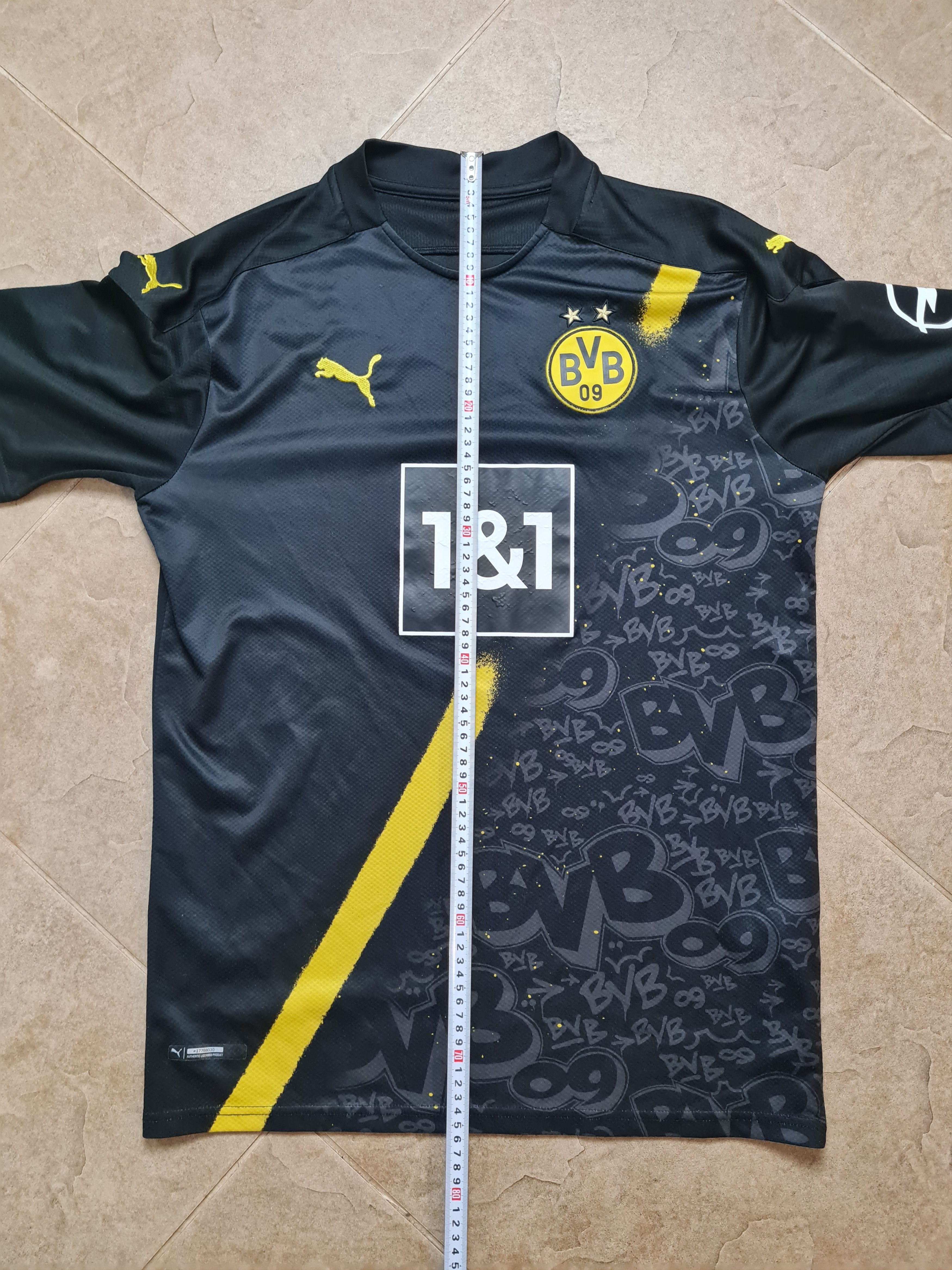 Puma Borussia Dortmund Away shirt 2020 Soccer Puma Mens Trikot Size US L / EU 52-54 / 3 - 9 Thumbnail