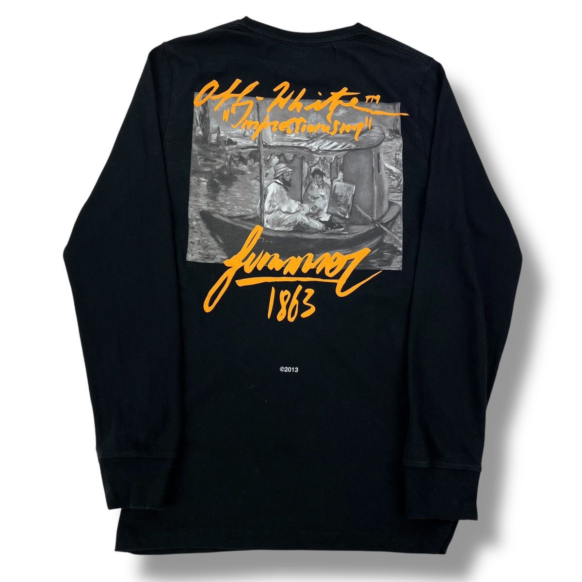 Off-White Off-White Impressionism Boat Long Sleeve T Shirt Size US S / EU 44-46 / 1 - 2 Thumbnail