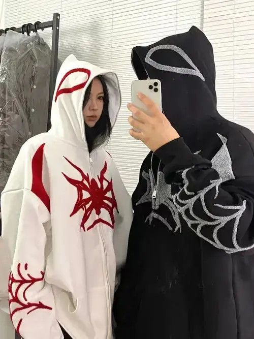 Japanese Brand × Vintage New Vintage Retro Designer Spiderman Venom Full Zip-Up Size US L / EU 52-54 / 3 - 2 Thumbnail