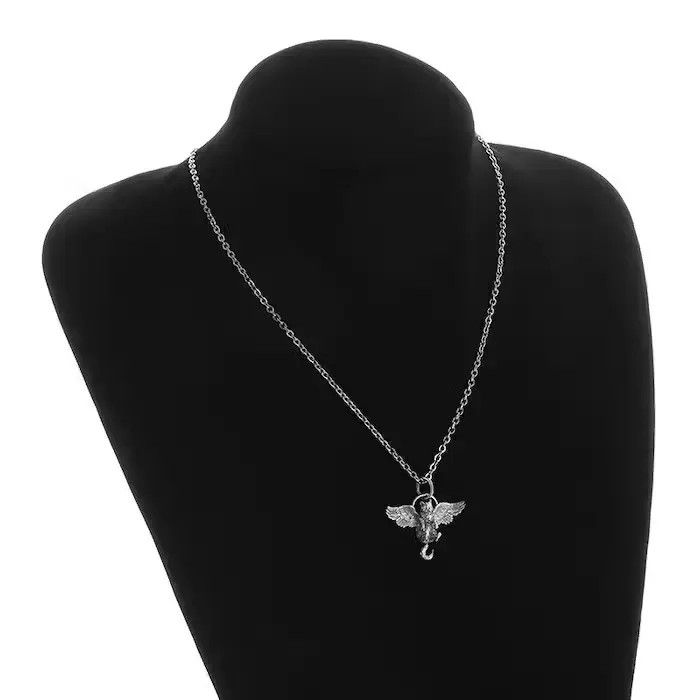 Jewelry Cat Wings Pendant Necklace Size ONE SIZE - 2 Thumbnail