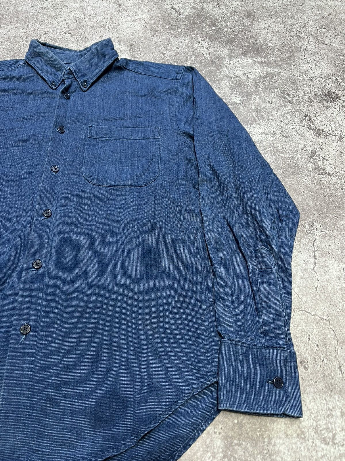 Naked & Famous Naked & Famous Denim Indigo Button Up Long Sleeve Shirt M Size US M / EU 48-50 / 2 - 4 Thumbnail