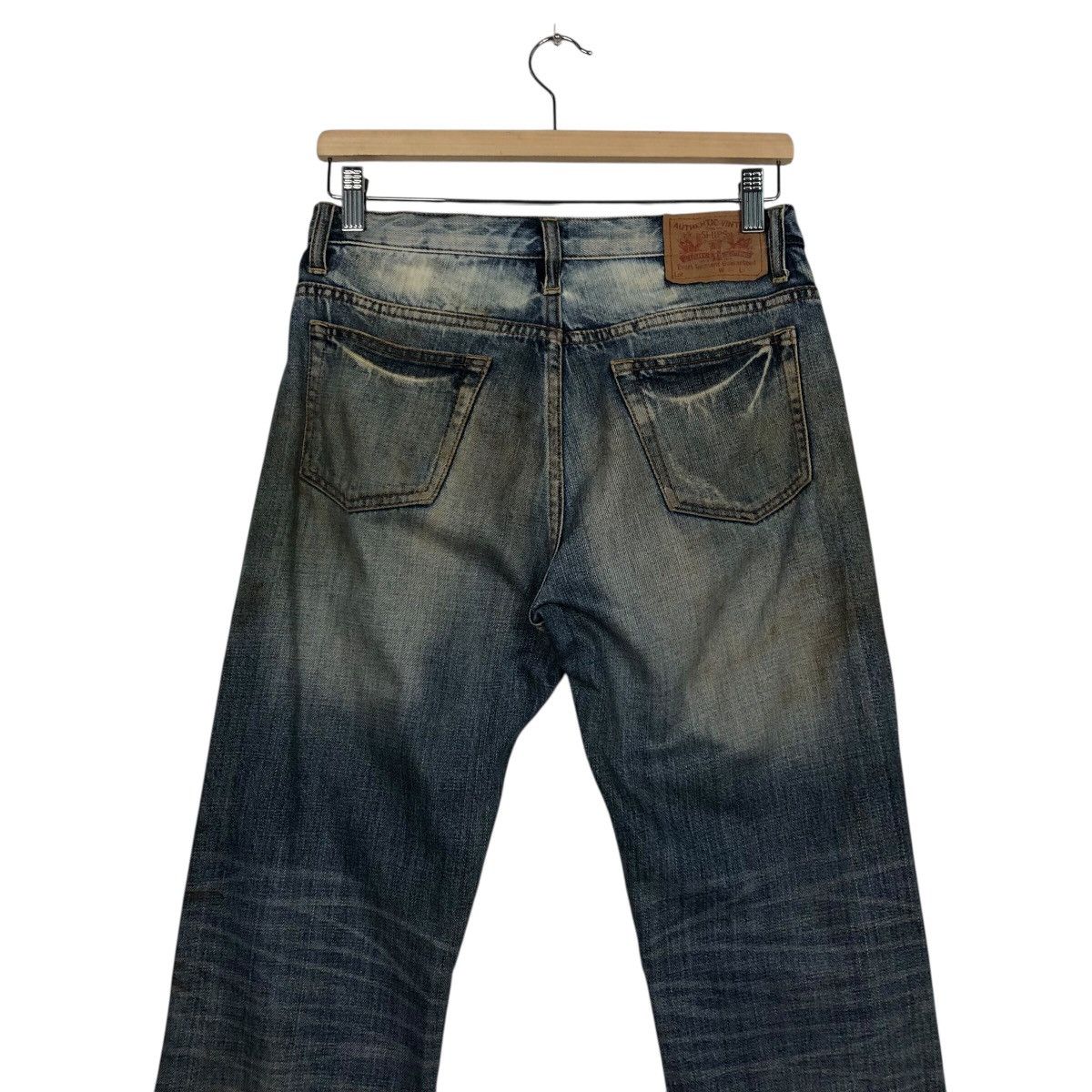 Japanese Brand SHIPS 1975 Repro Workwear Jeans – Destroyed Knees Grime Fade Size 30" / US 8 / IT 44 - 11 Thumbnail