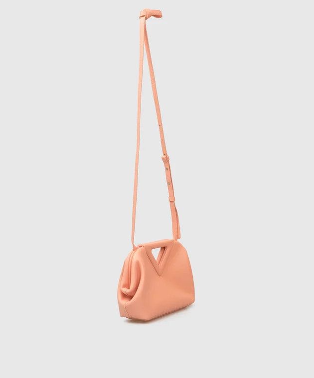 Bottega Veneta o1loc1c0724 Size: OS / 658476 Patch Leather Mini Bag Peach Size ONE SIZE - 3 Thumbnail