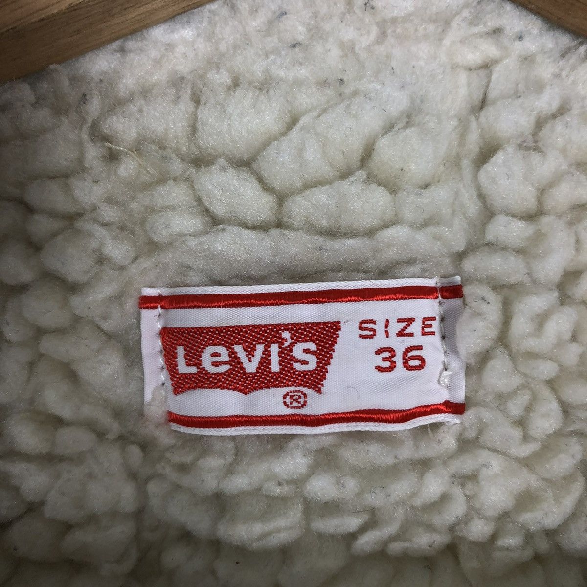 Levi's 🔥90’s VINTAGE LEVI’S TRUCKER SHERPA LINING CORDUROY Size US S / EU 44-46 / 1 - 14 Thumbnail