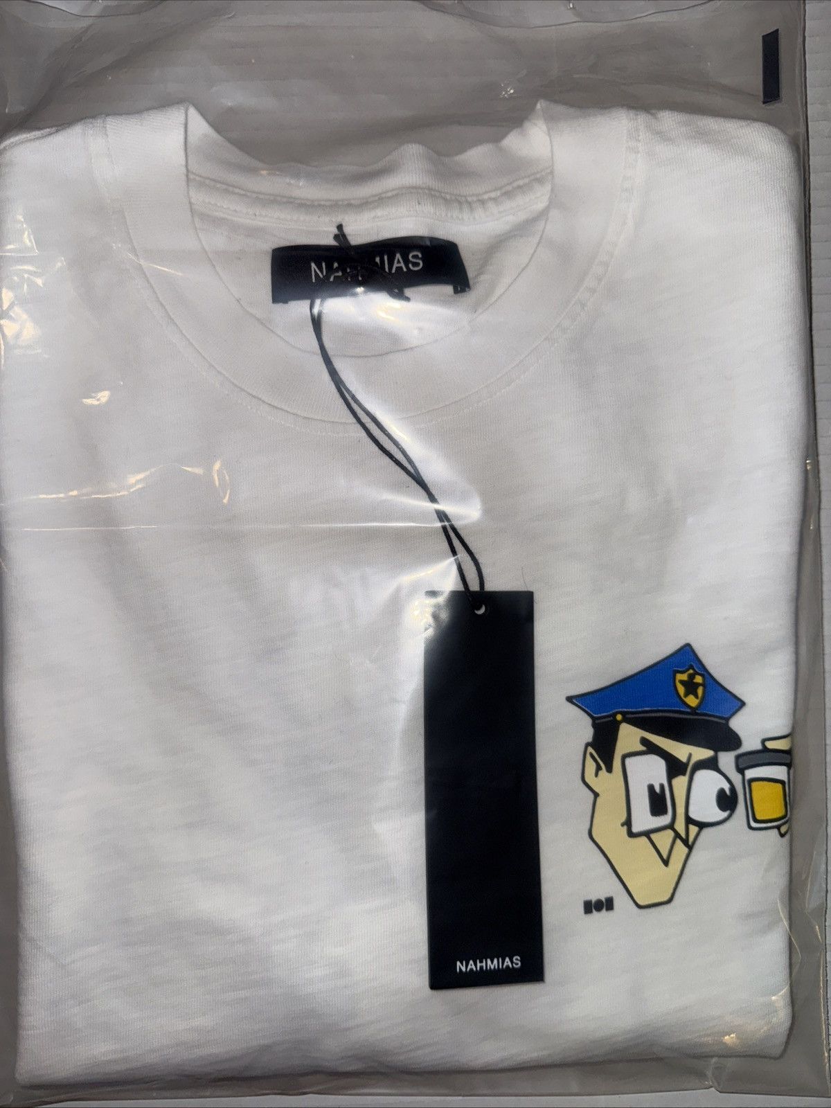 Nahmias Nahmias Drug Test Printed White Tshirt Size M NWT Size US M / EU 48-50 / 2 - 10 Thumbnail