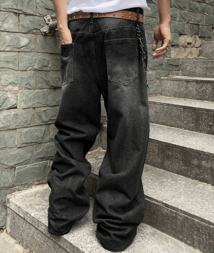 Japanese Brand American Street Loose Jeans Size US 30 / EU 46 - 3 Thumbnail