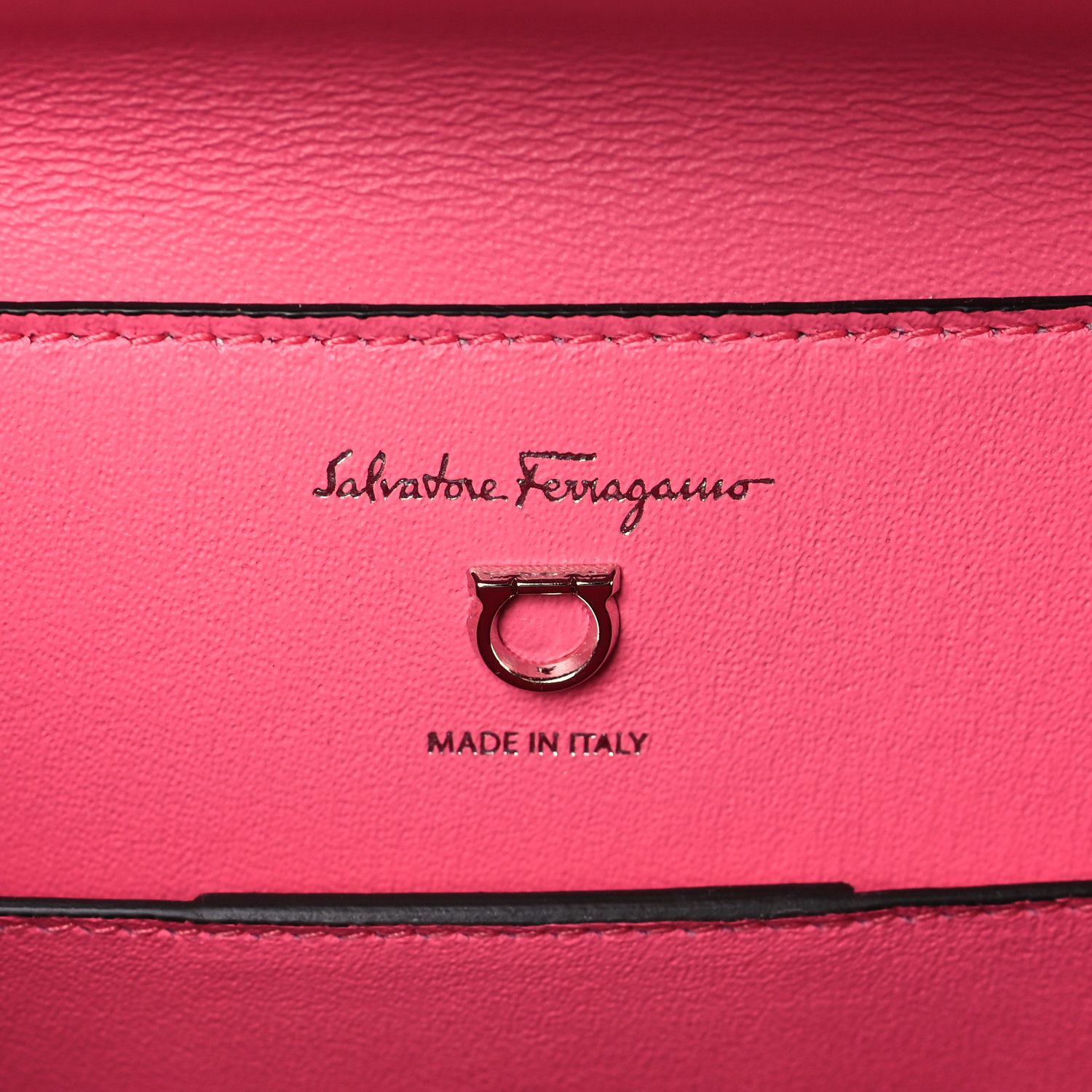 Salvatore Ferragamo o1s1rm0824 Size: OS / Calfskin Trifolio Shoulder Bag in Pink Size ONE SIZE - 5 Thumbnail
