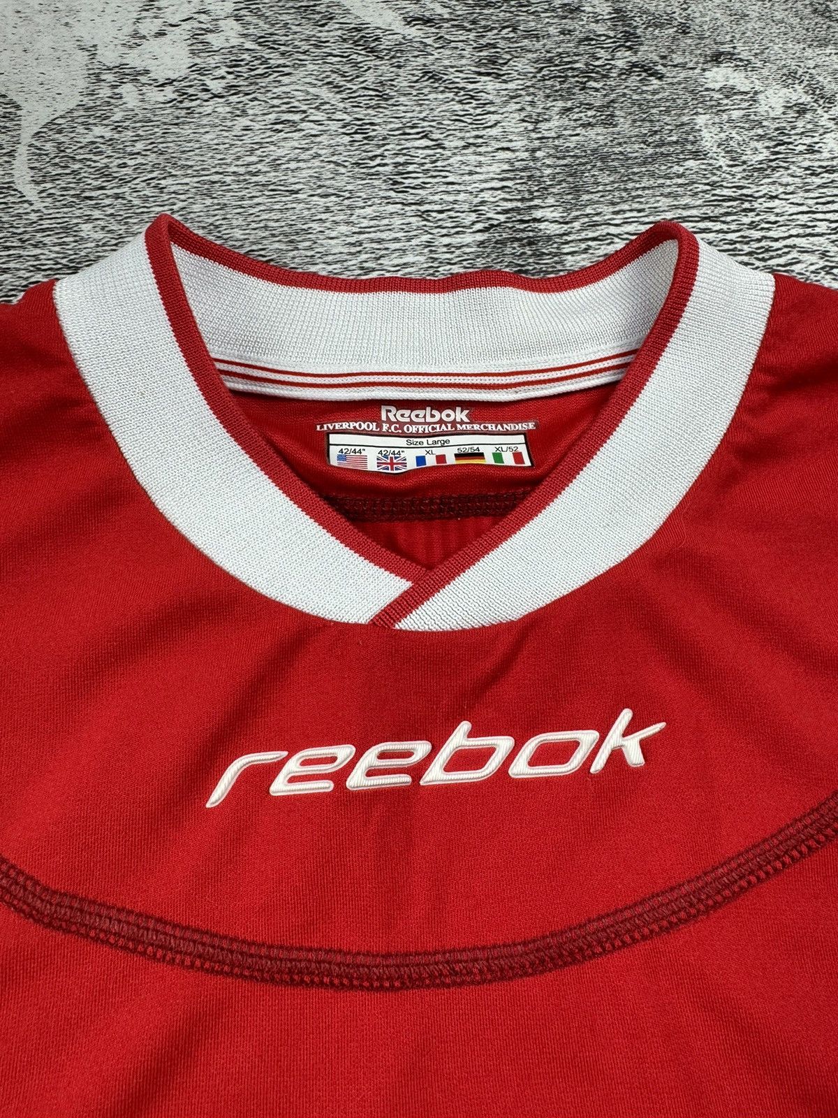 Reebok Liverpool 2002/2003 Garlsberg Reebok Blockcore Jersey Tshirt Size US XL / EU 56 / 4 - 12 Thumbnail