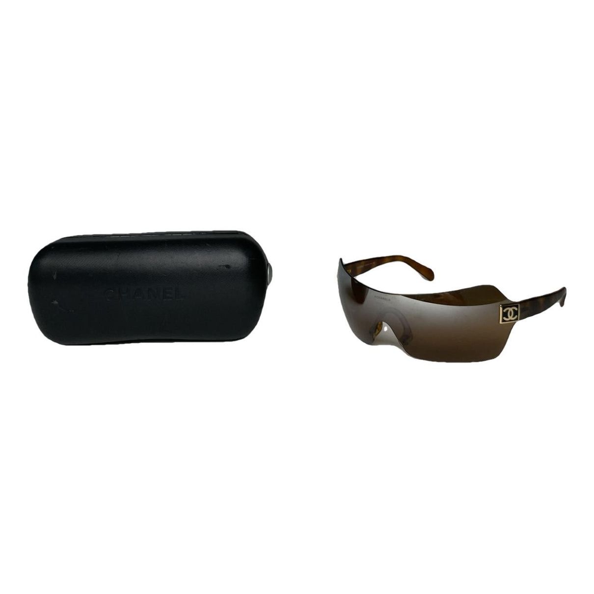 Chanel Brown Plastic Sunglasses Size ONE SIZE - 1 Thumbnail