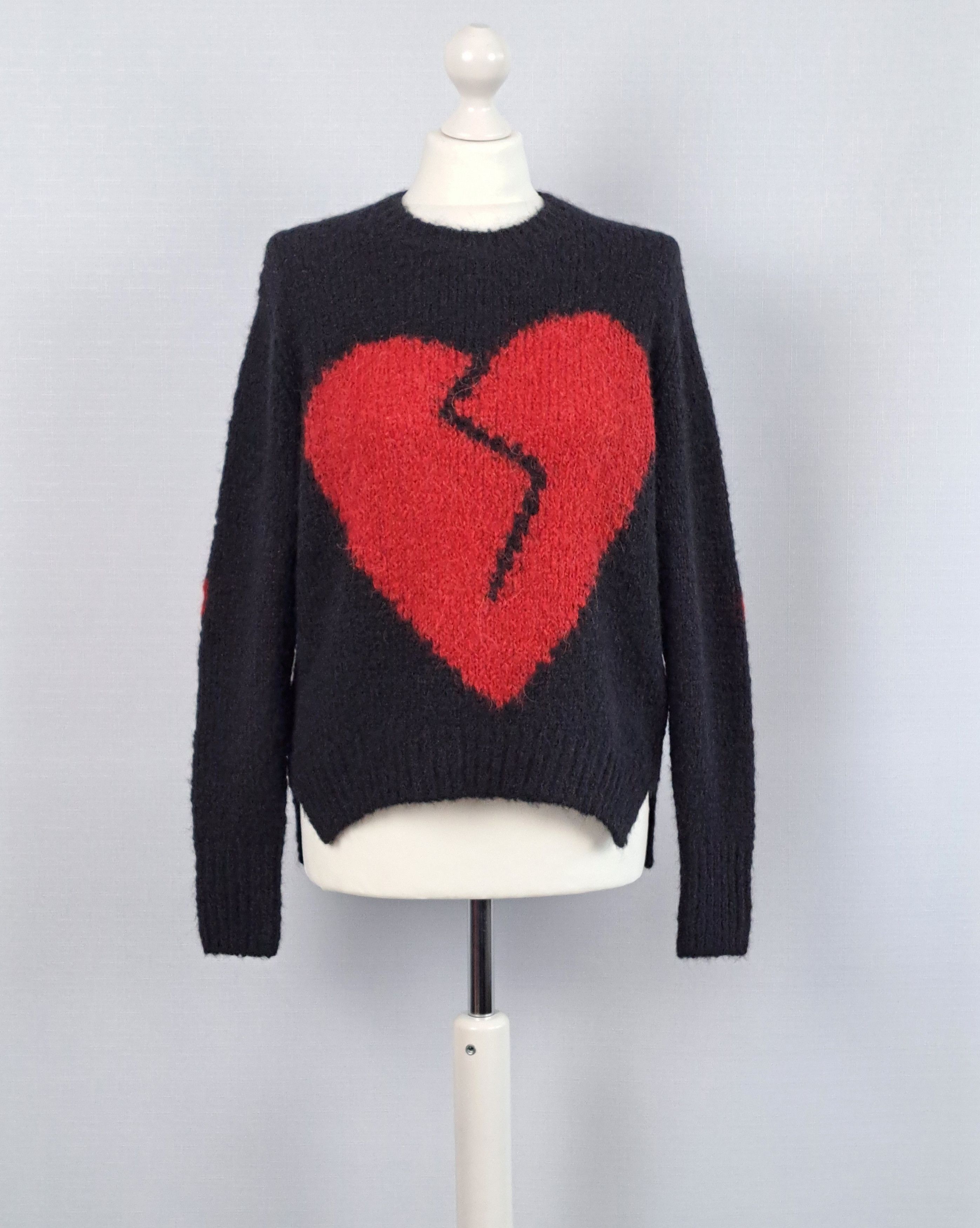 Allsaints AllSaints Luvheart crew neck wool/alpaca jumper. Size XS / US 0-2 / IT 36-38 - 3 Thumbnail
