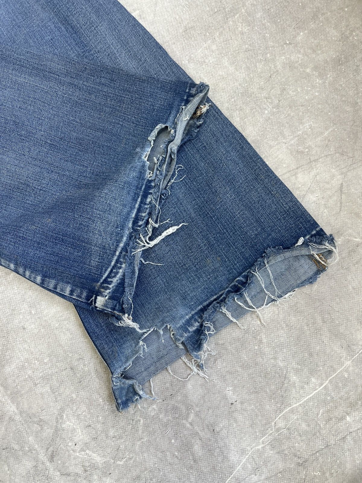 Junya Watanabe Denim distressed flared y2k jeans hype junya watanabe style Size US 35 - 11 Thumbnail