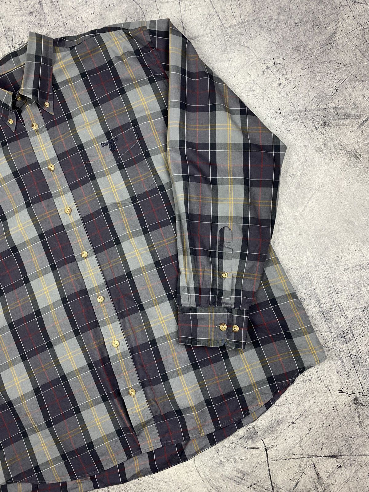 Barbour Barbour Designer Checkered Button Up Shirt Size US XL / EU 56 / 4 - 3 Thumbnail