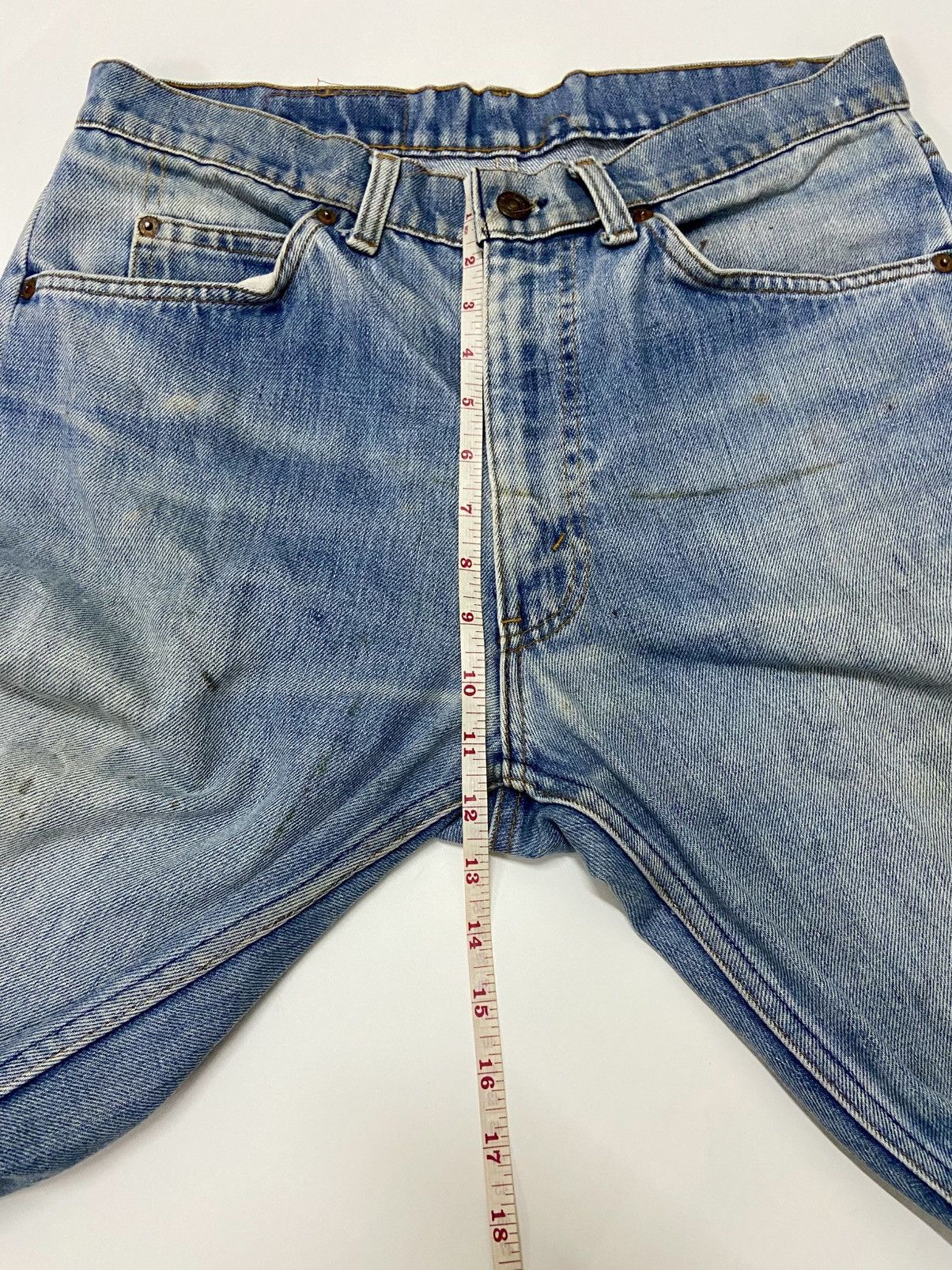 Levi's Vintage Clothing VINTAGE DISTRESSED LEVI'S 505 ORANGE TAB Size US 33 - 13 Thumbnail