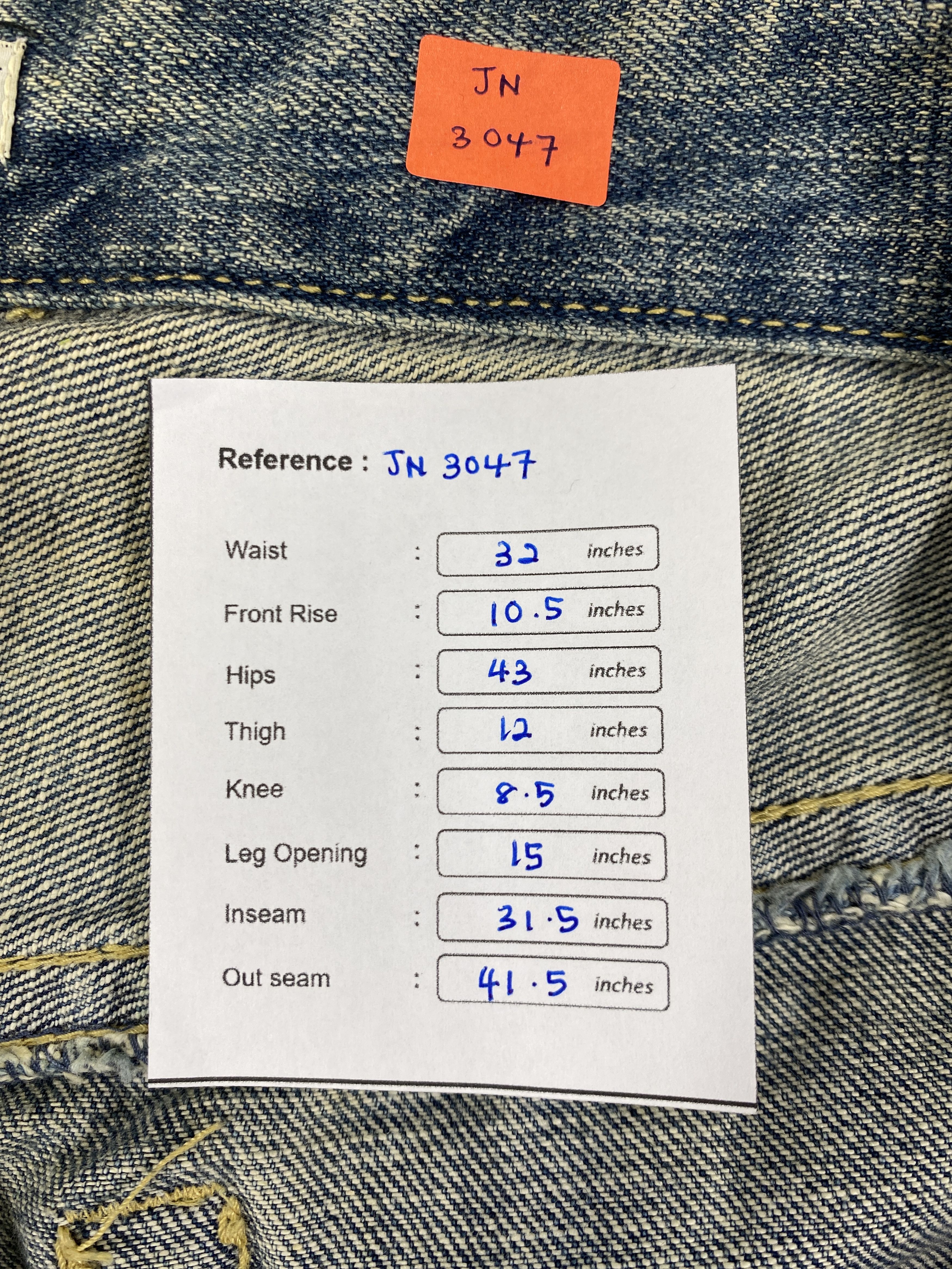 Beams Japan Vintage Beams Japan hysteric style Jeans 32x31.5 - JN3047 Size US 32 / EU 48 - 8 Thumbnail