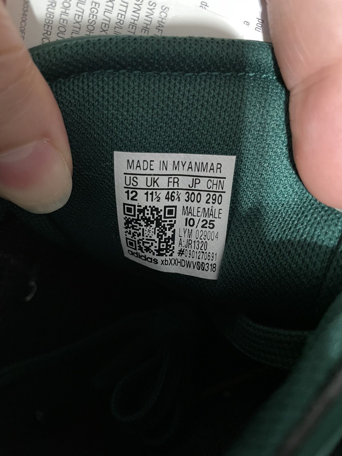 Adidas Adidas Barreda Model JR1320Sneakers Green Size 12 BNWT Size US 12 / IT 42 - 12 Thumbnail