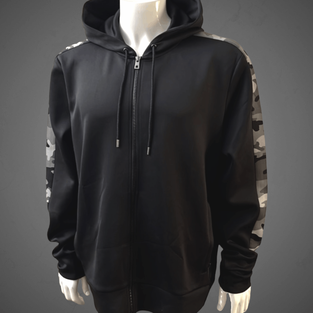 Michael Kors Michael Kors Camouflage Trim Full Zip Hoodie - Men's Size XL Size US XL / EU 56 / 4 - 2 Thumbnail