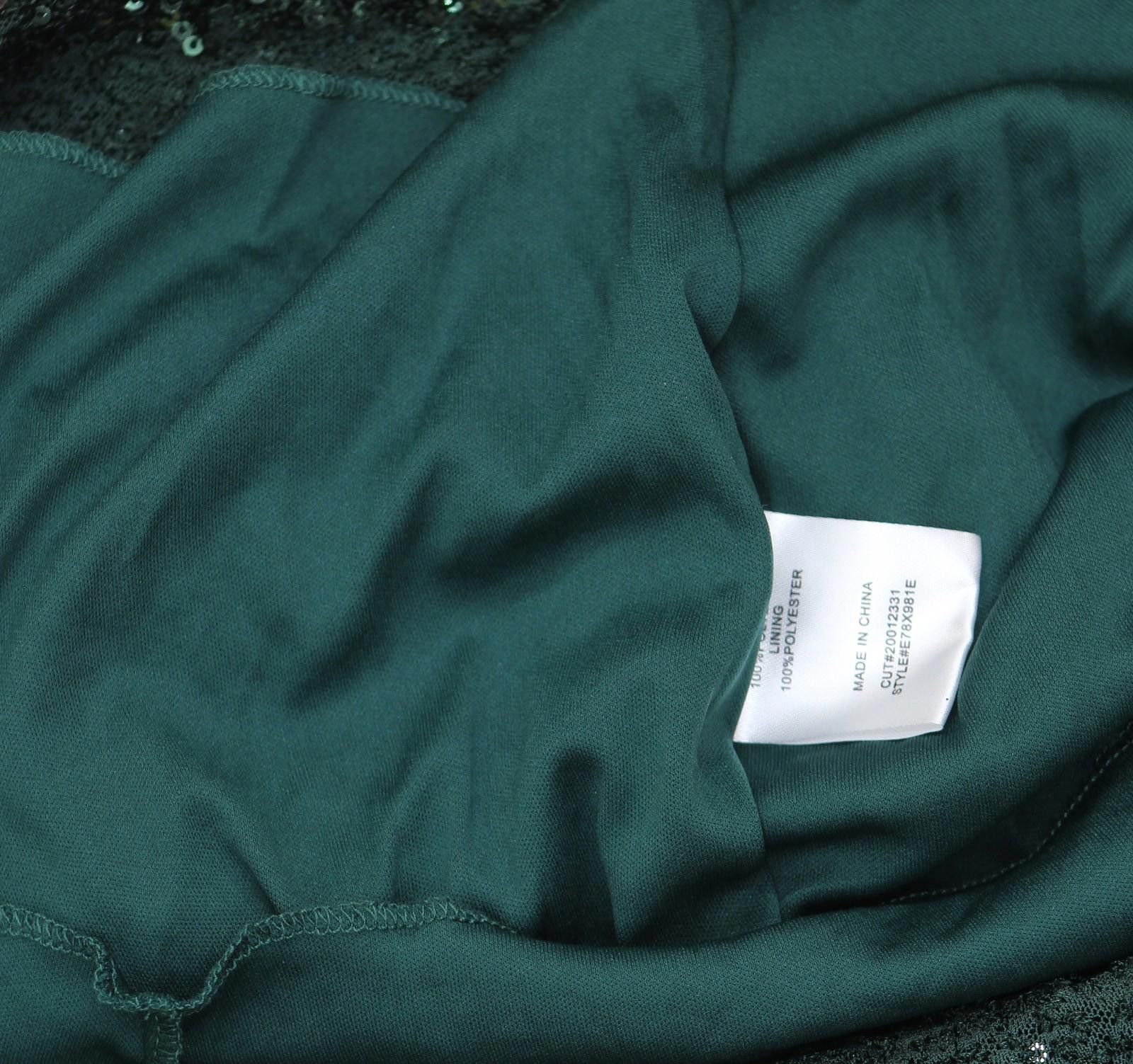 Other Nwt B. Darlin V-neck Mini Dress E78x981e Hunter Green L Size L / US 10 / IT 46 - 5 Thumbnail