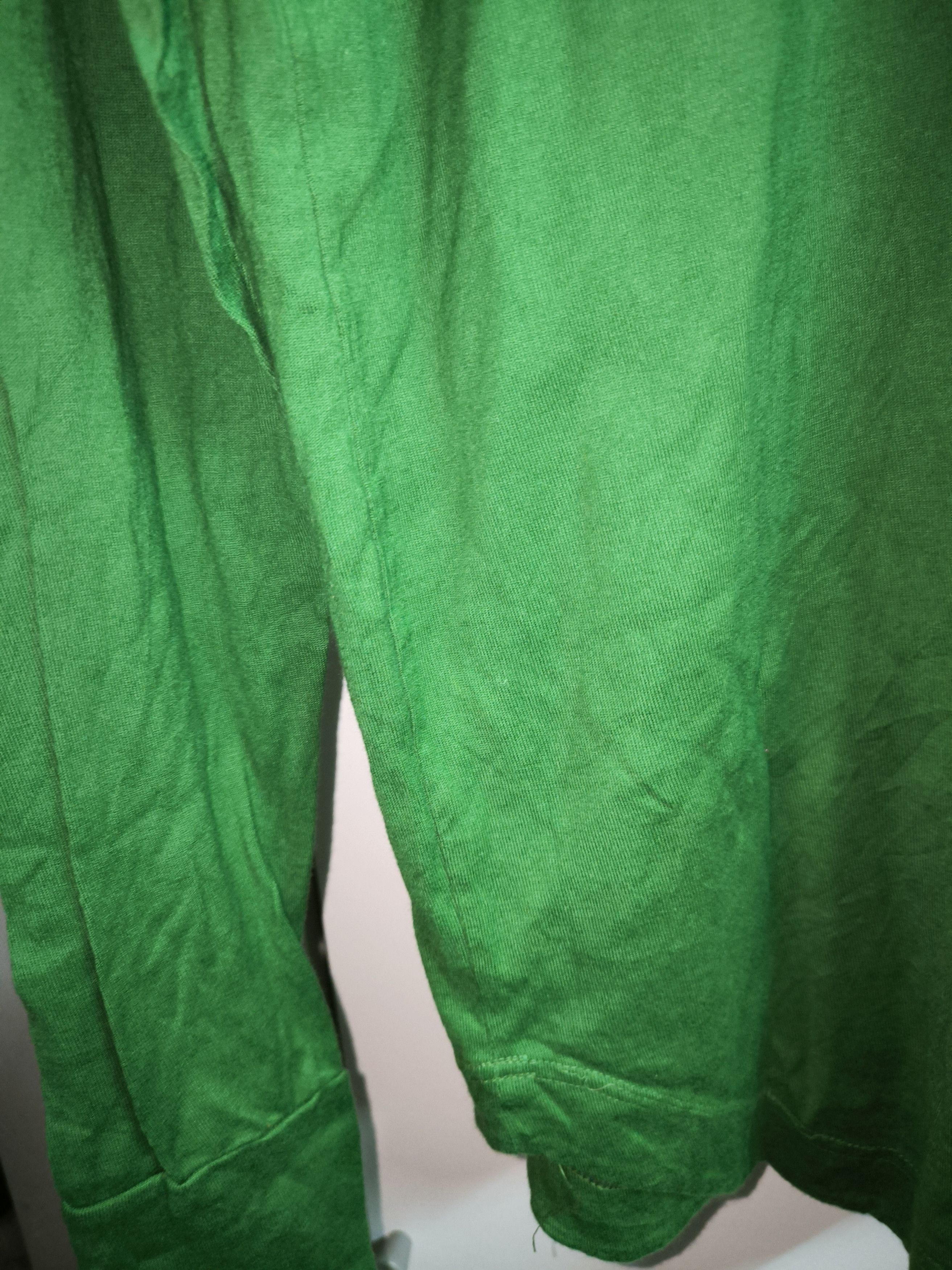 45rpm × Japanese Brand × Vintage Green Collar Longsleeve Tee Size US M / EU 48-50 / 2 - 8 Thumbnail