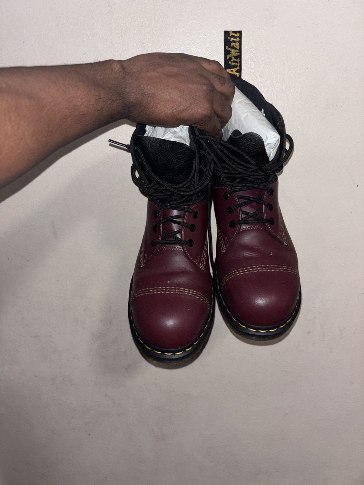 Dr. Martens × MM6 1460 Twisted & Reimagined Steel-Toe Trunk Boots Size US 10 / EU 43 - 2 Thumbnail