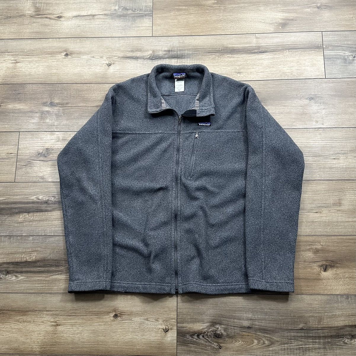 Patagonia Vintage 2000s Patagonia Synchilla Grey Fleece Zip Up Jacket Size US XXL / EU 58 / 5 - 1 Thumbnail
