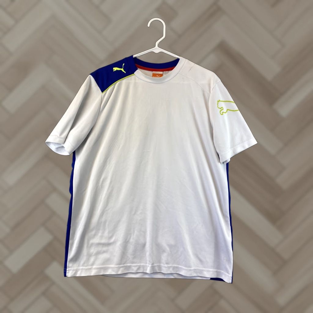 Champion Puma Dri Fit Tee M - Performance Athletic T Moisture Wick T-shirt / 89-29 Size US M / EU 48-50 / 2 - 1 Thumbnail
