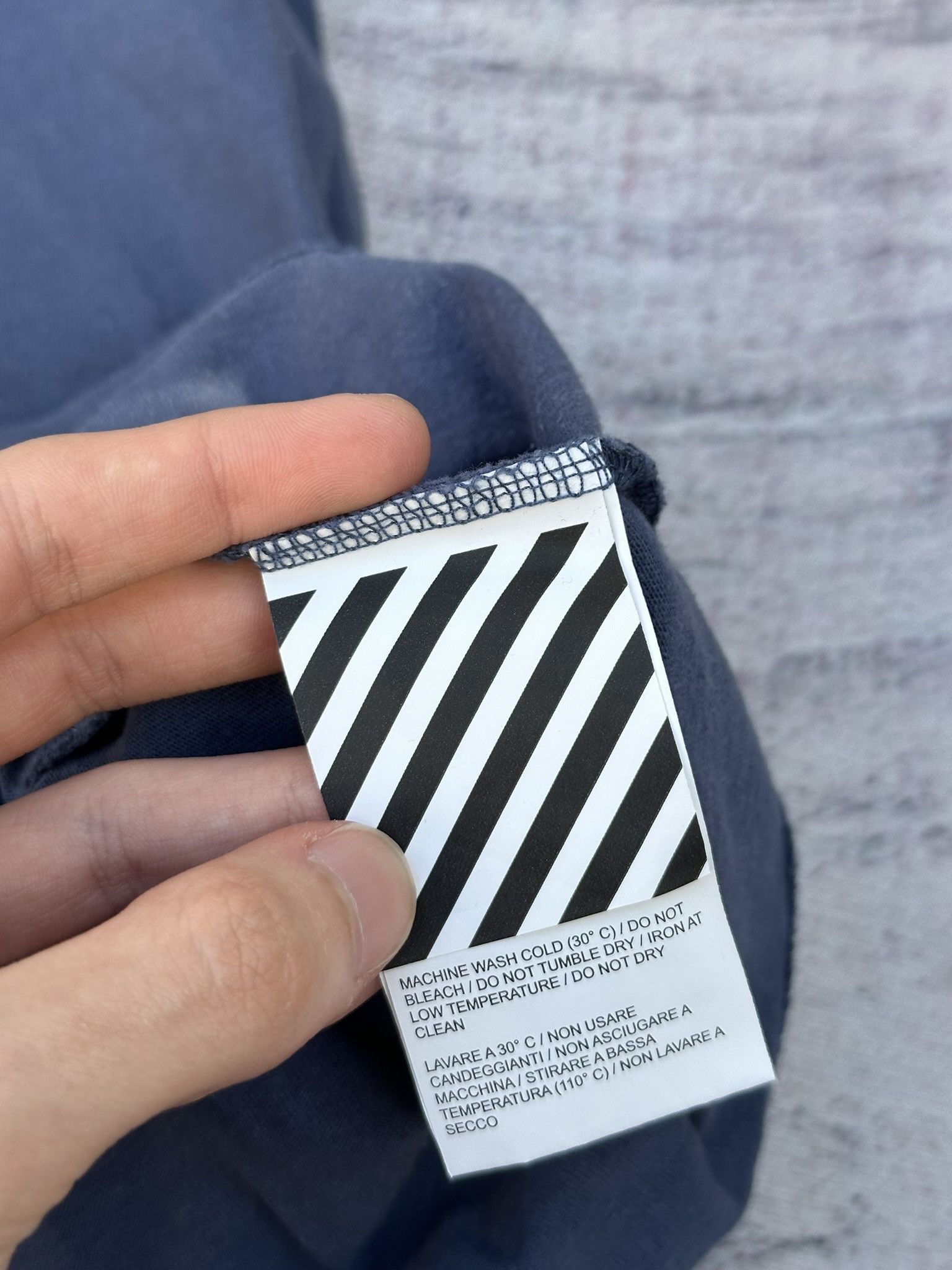 Off-White Off-White T-Shirt Summer 1863 Navy Impressionism Logo size M Size US M / EU 48-50 / 2 - 9 Thumbnail