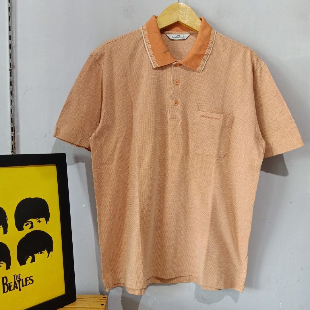 Balenciaga Vintage Balenciaga Long sleeve polo shirt Size US L / EU 52-54 / 3 - 2 Thumbnail