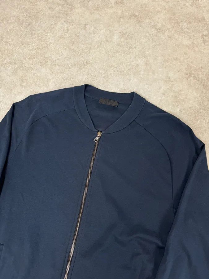 Prada 2000s Prada Navy Zip-up Sweater Size US M / EU 48-50 / 2 - 5 Thumbnail