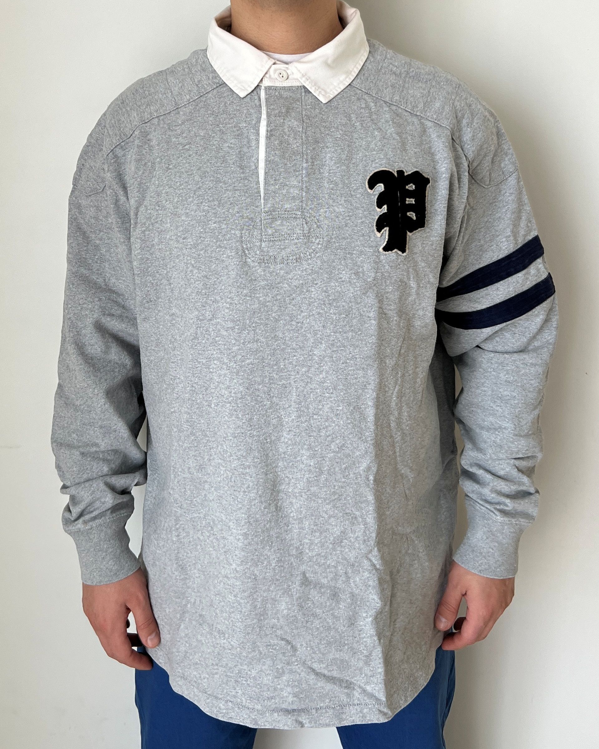 Polo Ralph Lauren POLO RALPH LAUREN #67 RUGBY LONG SLEEVE POLO SHIRT 2XLT Size US XXL / EU 58 / 5 - 1 Thumbnail