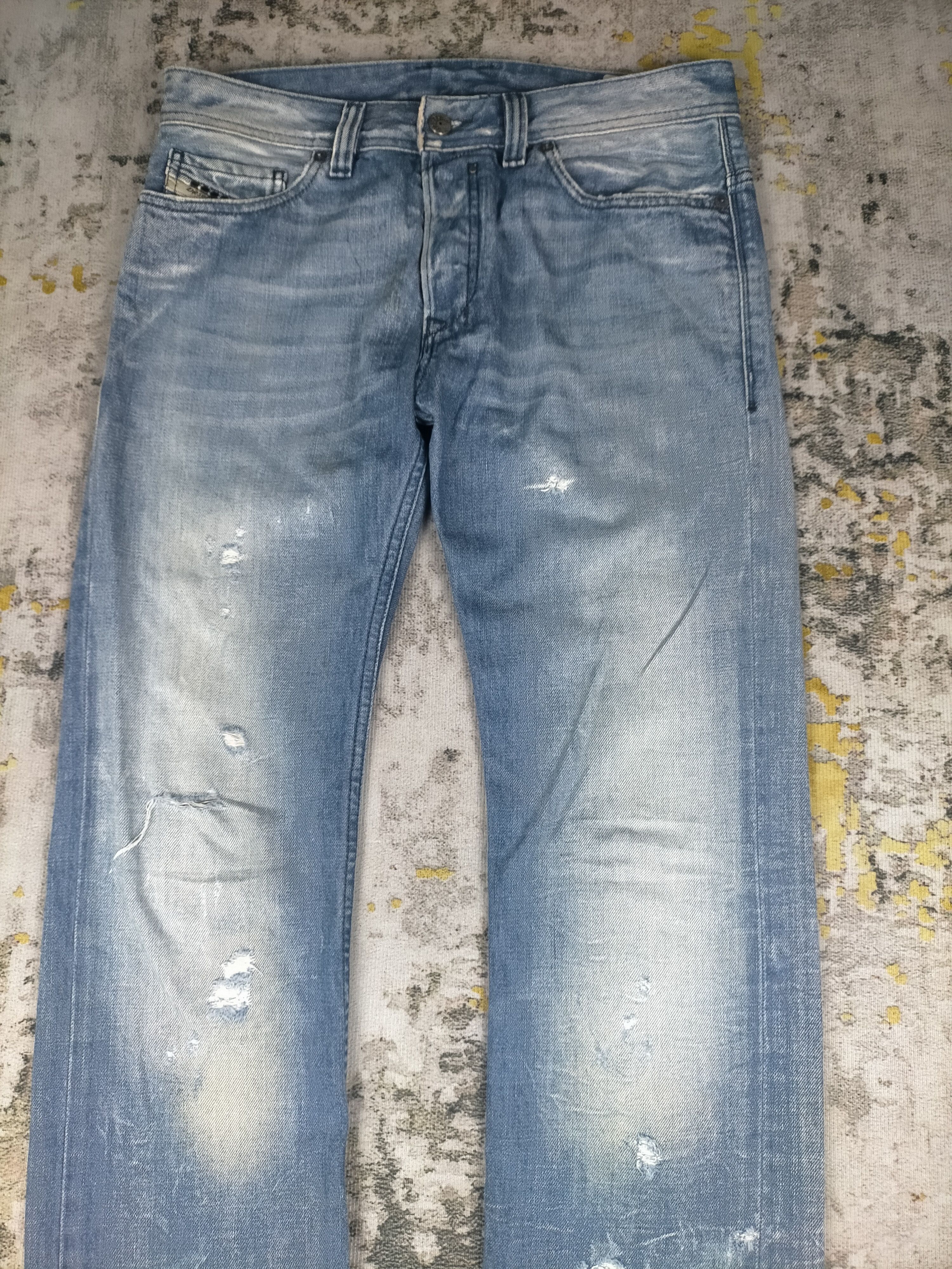 Tornado Mart Diesel Safado Distressed Mudwash Thrashed Jeans Size US 32 / EU 48 - 3 Thumbnail