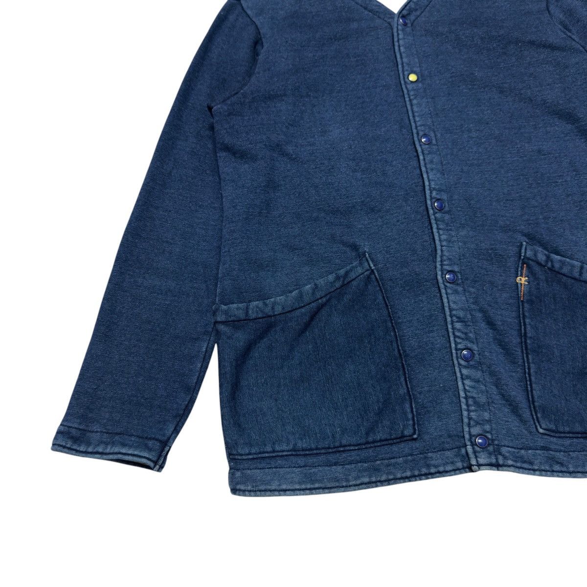 45rpm 45rpm Indigo Dyed Sweat Cardigan Size US M / EU 48-50 / 2 - 5 Thumbnail