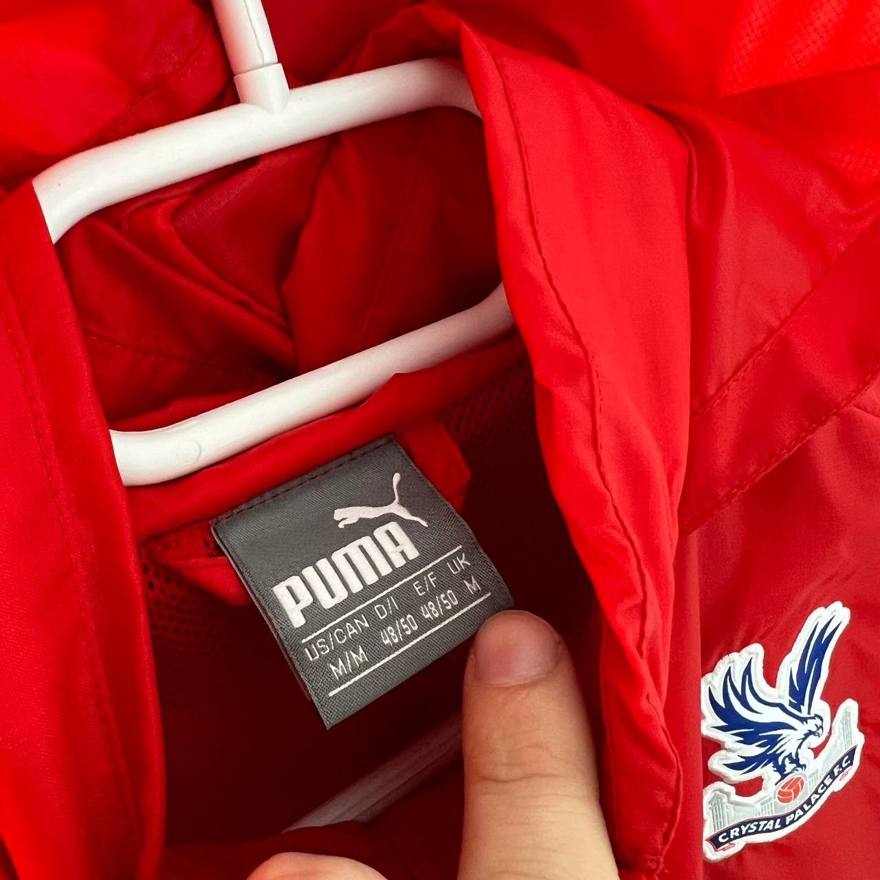 Puma Vintage Y2K Puma Crystal Palace Zip Up Soccer Light Jacket Size US M / EU 48-50 / 2 - 4 Thumbnail