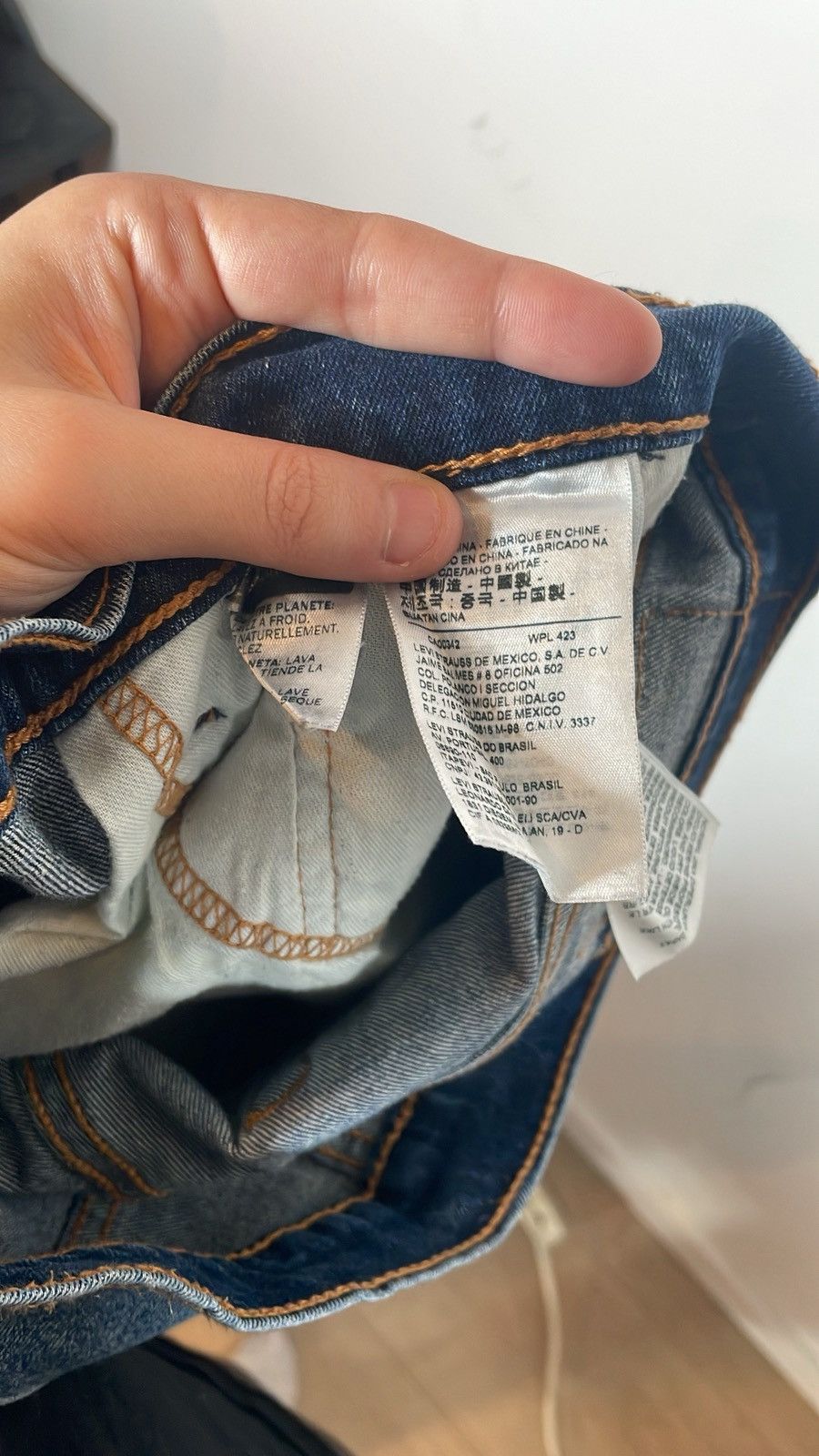 Levi's Levi’s 511 Slim Fit Distressed Raw Hem Jeans Size US 33 - 4 Thumbnail