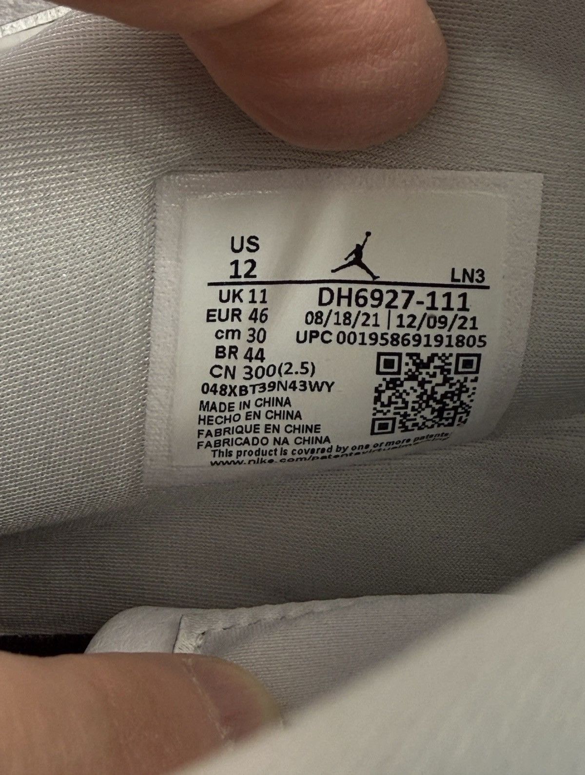 Jordan Brand Jordan 4 Retro Military Black White Black Neutral Grey Sz 12 Size US 12 / EU 45 - 10 Thumbnail