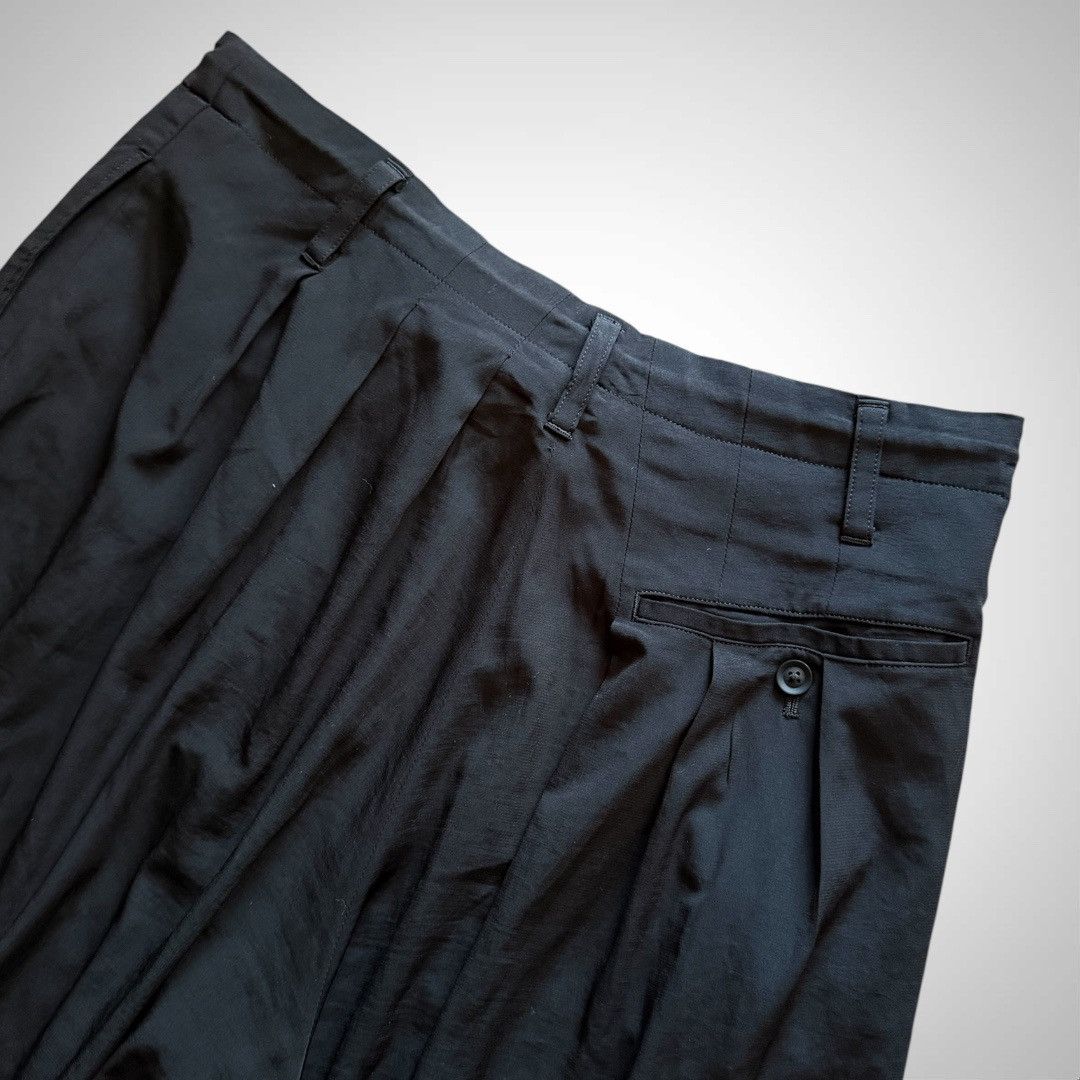 Yohji Yamamoto Yohji Yamamoto Pour Homme - G12 Tuck Wide Pleated Pants Size US 35 - 6 Thumbnail
