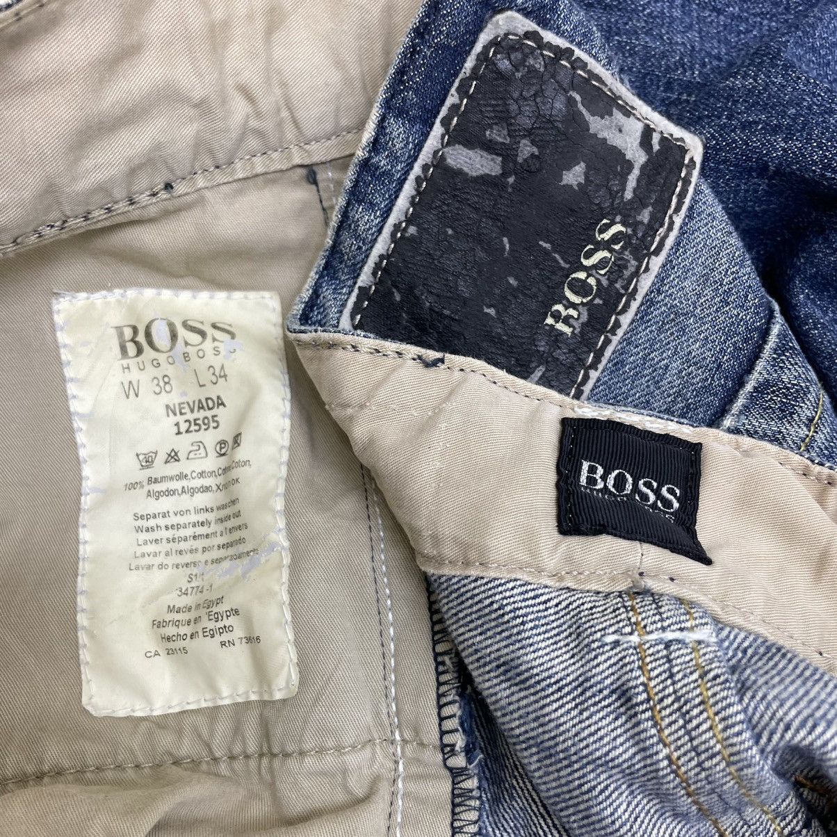 Hugo Boss 🔥Hugo boss Distressed Denim Size US 35 - 10 Thumbnail